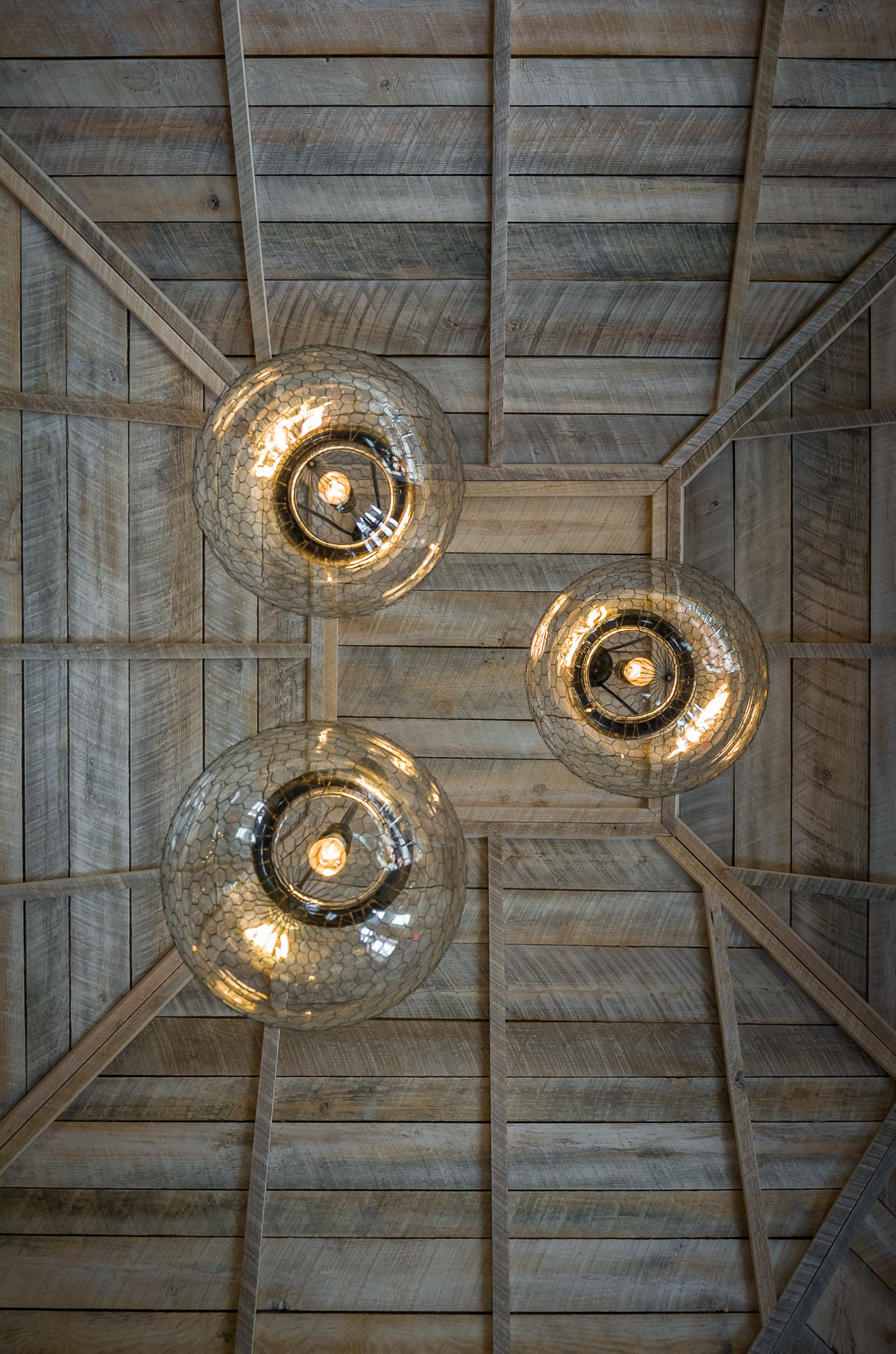 Light fixtures from directly below